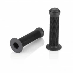 XLC BMX Grips 147mm Flanged With Bar Plugs Black Parts & Maintenance
