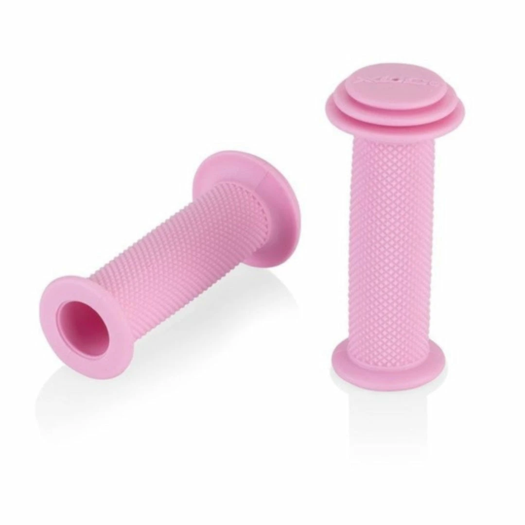 XLC Kids Grips 100mm With Bumper Pink 1 XLC Kids Grips 100mm With Bumper Pink