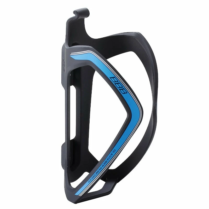 Accessories BBB FlexCage Bottle Holder Matt Black With Blue 1 Accessories BBB FlexCage Bottle Holder Matt Black With Blue