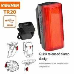 Bike Essentials Ravemen CR500 & TR20 Front And Rear Light Set 16 Bike Essentials Ravemen CR500 & TR20 Front And Rear Light Set