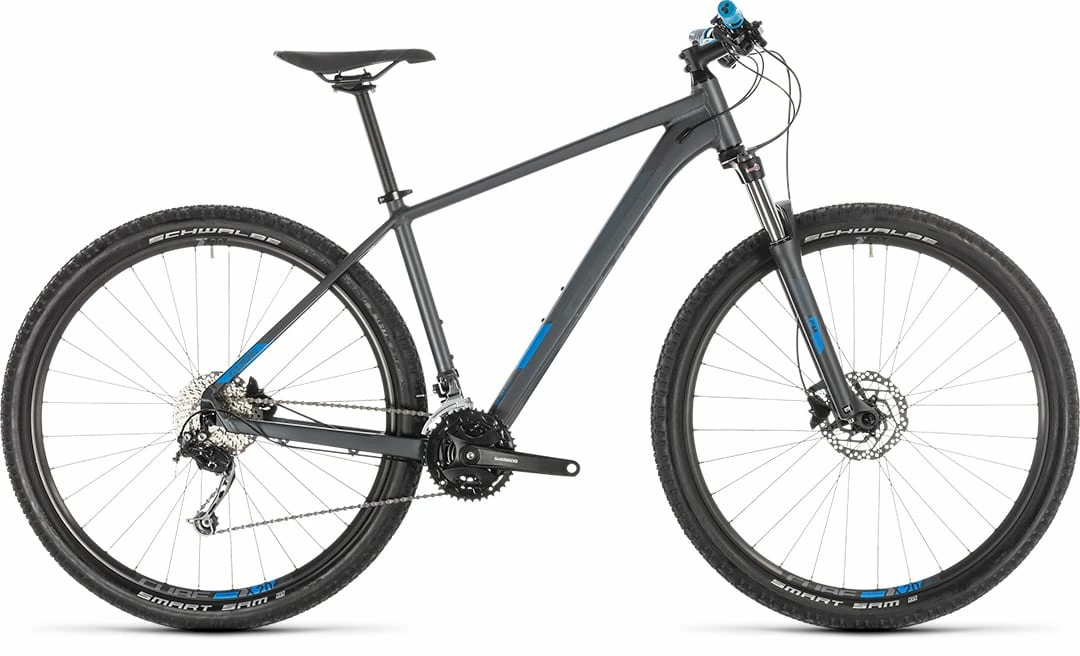 Bikes Cube Aim SL Hardtail Mountain Bike Iridium'n'Blue (2019) 1 Bikes Cube Aim SL Hardtail Mountain Bike Iridium'n'Blue (2019)