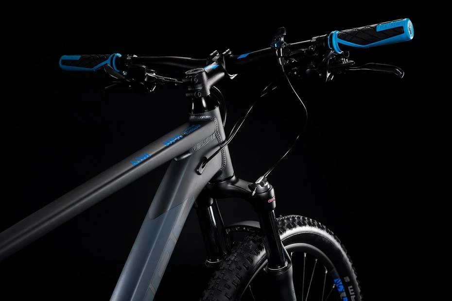 Bikes Cube Aim SL Hardtail Mountain Bike Iridium'n'Blue (2019) 2 Bikes Cube Aim SL Hardtail Mountain Bike Iridium'n'Blue (2019)
