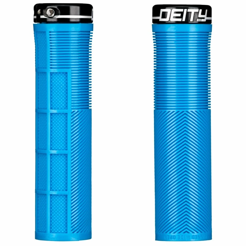 Parts & Maintenance Deity Knuckleduster Lock-On Grips Blue 1 Parts & Maintenance Deity Knuckleduster Lock-On Grips Blue