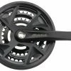 Parts & Maintenance Sunrace Cranks Sqr 175 28/38/48 Alu Black