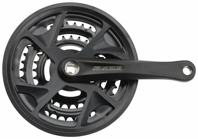 Parts & Maintenance Sunrace Cranks Sqr 175 28/38/48 Alu Black 1 Parts & Maintenance Sunrace Cranks Sqr 175 28/38/48 Alu Black