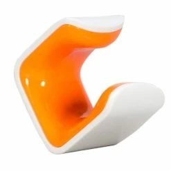Hornit CLUG Mountain Bike Storage Hanger White/Orange Storage Solutions